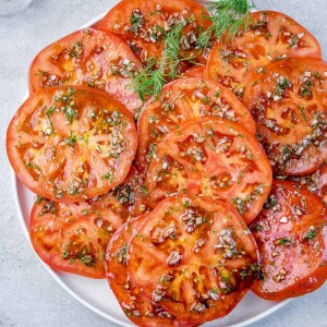 sliced tomatoes and onion -lettuce