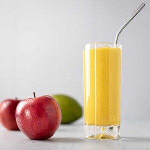 Mango and apple  fresh juice